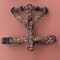 Szelki guard "Brownie Terrazzo" - czarne okucia