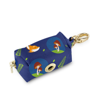 Niebieskie Etui na kupoworki dla psa Cute Forest - Kiss the