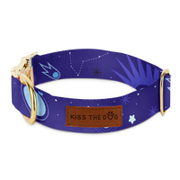 Obroża dla psa Fioletowa i elegancka Cosmos - Kiss the Dog