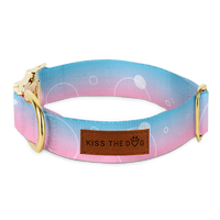 Obroża dla psa Różowa i elegancka Cotton Candy - Kiss the