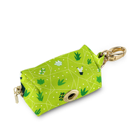 Zielone Etui na kupoworki dla psa Sukulenty - Kiss the Dog