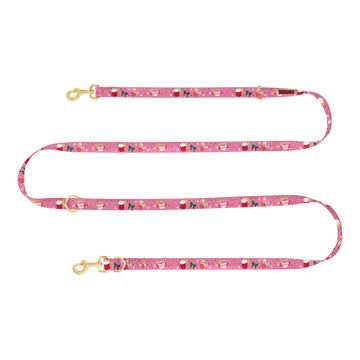 Smycz przepinana "Holiday Candy" - złote okucia