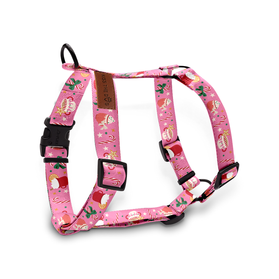 Szelki guard "Holiday Candy" - czarne okucia