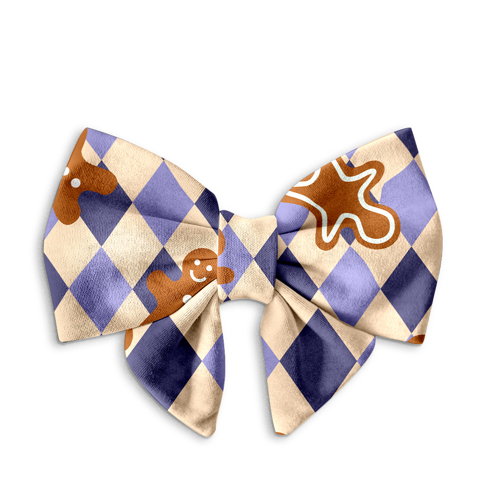 Mucha dla psa "Gingerbread Grid"