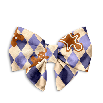 Mucha dla psa "Gingerbread Grid"